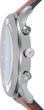 Buy Shop Fossil Neutra Chronograph Grey Dial Brown Leather Strap Watch for Men - FS5512 USA Online