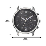 Buy Shop Fossil Neutra Chronograph Grey Dial Brown Leather Strap Watch for Men - FS5512 USA Online