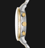 Buy Shop Fossil Neutra Chronograph Mother of Pearl White Dial Two Tone Steel Strap Watch for Women - ES5216 USA Online