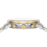 Buy Shop Fossil Neutra Chronograph Mother of Pearl White Dial Two Tone Steel Strap Watch for Women - ES5216 USA Online