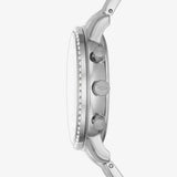 Buy Shop Fossil Neutra Chronograph Silver Dial Silver Steel Strap Watch for Women - ES5217 USA Online