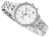 Buy Shop Fossil Neutra Chronograph Silver Dial Silver Steel Strap Watch for Women - ES5217 USA Online