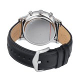 Buy Shop Fossil Neutra Chronograph White Dial Black Leather Strap Watch for Men - FS6023 USA Online