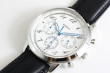 Buy Shop Fossil Neutra Chronograph White Dial Black Leather Strap Watch for Men - FS6023 USA Online