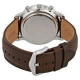 Buy Shop Fossil Neutra Chronograph White Dial Brown Leather Strap Watch for Men - FS5380 USA Online