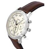 Buy Shop Fossil Neutra Chronograph White Dial Brown Leather Strap Watch for Men - FS6022 USA Online