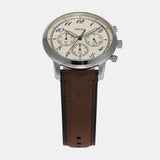 Buy Shop Fossil Neutra Chronograph White Dial Brown Leather Strap Watch for Men - FS6022 USA Online