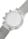 Buy Shop Fossil Neutra Chronograph White Dial Silver Mesh Bracelet Watch for Men - FS5382 USA Online