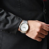 Buy Shop Fossil Neutra Chronograph White Dial Silver Steel Strap Watch for Men - FS5433 USA Online
