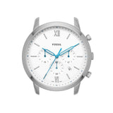 Buy Shop Fossil Neutra Chronograph White Dial Silver Steel Strap Watch for Men - FS5433 USA Online