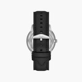 Buy Shop Fossil Neutra Minimalist Moonphase Black Dial Black Leather Strap Watch for Men - FS5904 USA Online