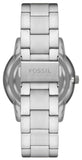 Buy Shop Fossil Neutra Minimalist Moonphase Blue Dial Silver Steel Strap Watch for Men - FS5907 USA Online