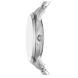 Buy Shop Fossil Neutra Minimalist Moonphase Blue Dial Silver Steel Strap Watch for Men - FS5907 USA Online