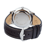 Buy Shop Fossil Neutra Minimalist Moonphase Silver Dial Brown Leather Strap Watch for Men - FS5905 USA Online
