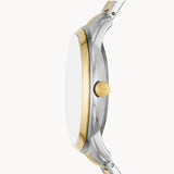 Buy Shop Fossil Neutra Moonphase Multifunction Black Dial Two Tone Steel Strap Watch for Men - FS5906 USA Online