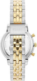 Buy Shop Fossil Original Boyfriend Analog White Dial Two Tone Steel Strap Watch for Women - ES3746 USA Online
