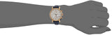 Buy Shop Fossil Original Boyfriend Chronograph White Dial Navy Blue Leather Strap Watch for Women - ES3838 USA Online