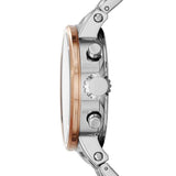 Buy Shop Fossil Boyfriend Chronograph White Dial Two Tone Steel Strap Watch for Women - ES3840 USA Online