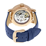 Buy Shop Fossil Original Boyfriend Skeleton White Dial Blue Leather Strap Watch for Women - ME3086 USA Online