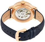 Buy Shop Fossil Original Boyfriend Skeleton White Dial Blue Leather Strap Watch for Women - ME3086 USA Online
