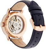 Buy Shop Fossil Original Boyfriend Skeleton White Dial Blue Leather Strap Watch for Women - ME3086 USA Online