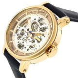 Buy Shop Fossil Original Boyfriend Skeleton White Dial Blue Leather Strap Watch for Women - ME3086 USA Online