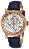 Buy Shop Fossil Original Boyfriend Skeleton White Dial Blue Leather Strap Watch for Women - ME3086 USA Online