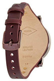 Buy Shop Fossil Original Boyfriend Sport Chronograph Maroon Dial Maroon Leather Strap Watch for Women - ES4114 USA Online