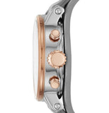 Buy Shop Fossil Original Boyfriend White Dial Light Blue Leather Strap Watch for Women - ES4045 USA Online