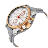 Buy Shop Fossil Original Boyfriend White Dial Light Blue Leather Strap Watch for Women - ES4045 USA Online