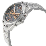 Buy Shop Fossil Perfect Boyfriend Mother of Pearl Blue Dial Silver Steel Strap Watch for Women - ES3880 USA Online