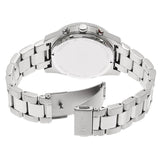 Buy Shop Fossil Perfect Boyfriend Mother of Pearl Blue Dial Silver Steel Strap Watch for Women - ES3880 USA Online