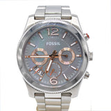 Buy Shop Fossil Perfect Boyfriend Mother of Pearl Blue Dial Silver Steel Strap Watch for Women - ES3880 USA Online