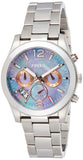 Buy Shop Fossil Perfect Boyfriend Mother of Pearl Blue Dial Silver Steel Strap Watch for Women - ES3880 USA Online