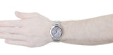 Fossil Perfect Boyfriend Mother of Pearl Blue Dial Silver Steel Strap Watch for Women - ES3880