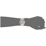 Buy Shop Fossil Perfect Boyfriend Taupe Dial Silver Steel Strap Watch for Women - ES4146 USA Online
