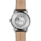 Buy Shop Fossil Pilot 54 Automatic Cream Dial Brown Leather Strap Watch for Men - ME3119 USA Online