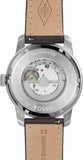 Buy Shop Fossil Pilot 54 Automatic Cream Dial Brown Leather Strap Watch for Men - ME3119 USA Online