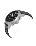 Buy Shop Fossil Pilot 54 Chronograph Black Dial Black Leather Strap Watch for Men - FS5181 USA Online