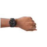 Buy Shop Fossil Pilot Chronograph Black Dial Black Steel Strap Watch for Men - FS5811 USA Online