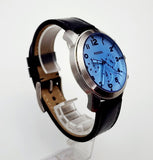 Buy Shop Fossil Pilot Chronograph Sky Blue Dial Black Leather Strap Watch for Men - FS5162 USA Online