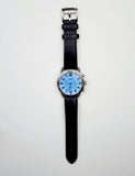 Buy Shop Fossil Pilot Chronograph Sky Blue Dial Black Leather Strap Watch for Men - FS5162 USA Online