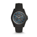 Buy Shop Fossil Popstastic Sport Black Dial Black Rubber Strap Watch for Men - FS5222 USA Online