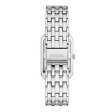 Fossil Raquel Three Hand Date Mother of Pearl Dial Silver Steel Strap Watch for Women - ES5306