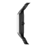 Buy Shop Fossil Raquel Three Hand Date Black Dial Black Steel Strap Watch For Women - ES5340 USA Online