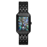 Buy Shop Fossil Raquel Three Hand Date Black Dial Black Steel Strap Watch For Women - ES5340 USA Online