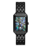 Buy Shop Fossil Raquel Three Hand Date Black Dial Black Steel Strap Watch For Women - ES5340 USA Online