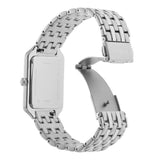 Buy Shop Fossil Raquel Three Hand Date Mother of Pearl Dial Silver Steel Strap Watch for Women - ES5306 USA Online