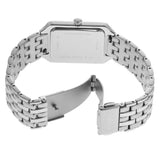 Buy Shop Fossil Raquel Three Hand Date Mother of Pearl Dial Silver Steel Strap Watch for Women - ES5306 USA Online