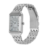 Buy Shop Fossil Raquel Three Hand Date Mother of Pearl Dial Silver Steel Strap Watch for Women - ES5306 USA Online